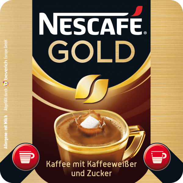 Nescafé Gold - Weiß mit Zucker