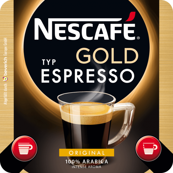 Nescafé Gold - Espresso - mit Zucker